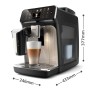 Philips 5500 series LatteGo EP5547/90 Macchina caffè automatica, 20 bevande, cappuccinatore, 1.8 L, macine in ceramica
