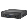 Shuttle Nano PC NE10N PC con dimensioni 0,6 l Nero N100 Intel SoC