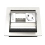 Kindermann 7492000041 cassetta di scarico Tipo F Acciaio inox, Bianco