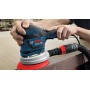Bosch GEX 40-150 PROFESSIONAL Levigatrice a disco 12000 Giri/min 24000 OPM Nero, Blu, Grigio, Rosso 400 W (060137B201)