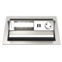 Kindermann 7492000151 cassetta di scarico Tipo F Acciaio inox, Bianco