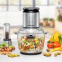 Rommelsbacher MZ 600 tritaverdure elettrico 2 L 600 W Nero, Acciaio inox