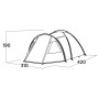 Easy Camp Kinn 5 Verde Tenda a cupola/Igloo (120489)