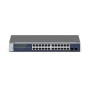 NETGEAR GS724Tv6 Gestito L2+/L3 Gigabit Ethernet (10/100/1000) 1U Blu, Grigio (GS724T-600EUS)