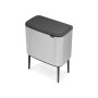 Brabantia 315848 bidone per la spazzatura 36 L Rettangolare Acciaio Acciaio inox