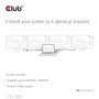 CLUB3D Umschalter HDMI 4x HDMI (CSV-1385)