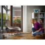 Leifheit PowerVac 2in1 Aspirapolvere a bastone 2 in 1 Batteria Secco Ciclonico Senza sacchetto Nero, Blu, Bianco (11925)