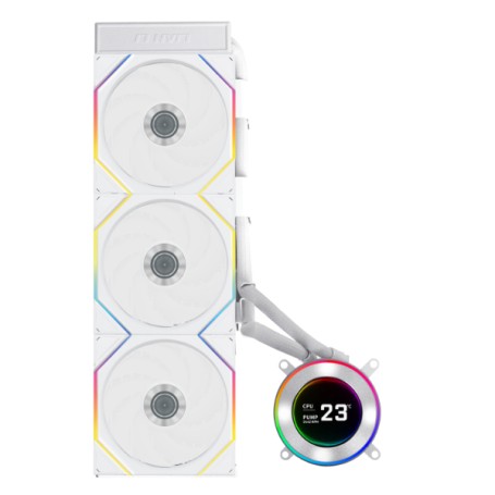Lian Li GA II Hydroshift II LCD-C 360TL Case per computer Raffreddatore di liquidi tutto in uno 12 cm Bianco 1 pz (GHS2LCD36TW)