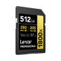Lexar Professional 1800x 512 GB SDXC UHS-II Classe 10 (LSD1800512G-BNNNG)
