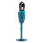 Makita DCL284FZ scopa elettrica Aspirapolvere a bastone 2 in 1 Batteria Secco Tessuto Senza sacchetto Nero, Turchese
