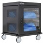 Manhattan 180948 portable device management cart& cabinet Carrello per la gestione dei dispositivi portatili Nero