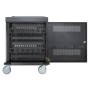 Manhattan 180948 portable device management cart& cabinet Carrello per la gestione dei dispositivi portatili Nero