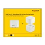DeLOCK 63331 contenitore di unità di archiviazione Box esterno SSD Bianco M.2 (63331)