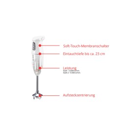 ESGE 95100 frullatore Frullatore ad immersione Bianco