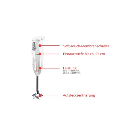 ESGE 95100 frullatore Frullatore ad immersione Bianco