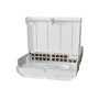 Mikrotik netPower 16P L2/L3 Gigabit Ethernet (10/100/1000) Supporto Power over Ethernet (PoE) Bianco (CRS318-16P-2S+OUT)