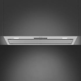 SMEG KSG9P4X - Unità di ventilazione, aria di scarico/ricircolo, acciaio inox, fino a 730 m³/h, circa 90 cm