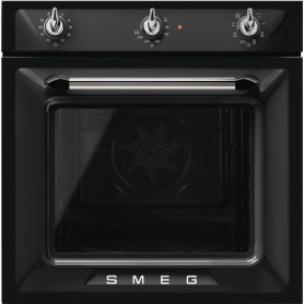 MEG SF6905NF - Forno , linea design Victoria, nero, manopole di comando, nicchia 60 x 60 cm