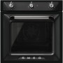 MEG SF6905NF - Forno , linea design Victoria, nero, manopole di comando, nicchia 60 x 60 cm