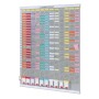 Nobo T-Card Kit - Planner annuale 13 col. 54 slot (2911200)