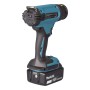 Makita DHG181ZJ pistola a caldo Pistola ad aria calda 200 l/min 550 °C Nero, Colore foglia di tè