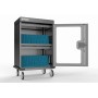 Manhattan 102353 portable device management cart& cabinet Carrello per la gestione dei dispositivi portatili Grigio (102353)