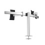 Durable 508823 supporto da tavolo per Tv a schermo piatto 86,4 cm (34") Morsa Argento (508823)
