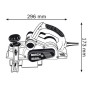 Bosch GHO 40-82 C Professional Nero, Blu, Argento 14000 Giri/min 850 W (060159A76A)