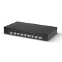 Lindy 39540 switch per keyboard-video-mouse (kvm) Montaggio rack Nero (39540)