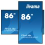 iiyama LH8664UHS-B2AG visualizzatore di messaggi Pannello piatto per segnaletica digitale 2,18 m (86") Wi-Fi 500 cd/m² 4K Ultra