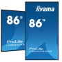 iiyama LH8664UHS-B2AG visualizzatore di messaggi Pannello piatto per segnaletica digitale 2,18 m (86") Wi-Fi 500 cd/m² 4K Ultra