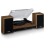 Lenco LS-100WD piatto audio Giradischi con trasmissione a cinghia Nero, Quercia Automatico