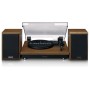 Lenco LS-100WD piatto audio Giradischi con trasmissione a cinghia Nero, Quercia Automatico