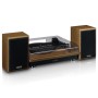 Lenco LS-100WD piatto audio Giradischi con trasmissione a cinghia Nero, Quercia Automatico