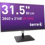 TERRA 3030234 Monitor PC 80 cm (31.5") 3840 x 2160 Pixel 4K Ultra HD LCD Nero
