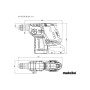 Metabo KH 18 LTX BL 24 1280 Giri/min SDS-plus (601713800)