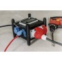 Brennenstuhl 1153690200 prolunghe e multiple 2 m 7 presa(e) AC Interno Nero, Blu, Rosso