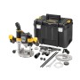 DeWALT DCW620NT-XJ fresa verticale e tagliabordi Nero, Giallo 23000 Giri/min
