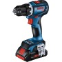 Bosch GSR 18V-90 C 2100 Giri/min 1,1 kg Nero, Blu (06019K6004)