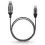 Ethernet-Adapterkabel USB-A 3.2 Gen1  RJ-45 (schwarz/grau, 5 Meter) (74397)