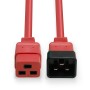Lindy 30124 cavo di alimentazione Rosso 2 m Accoppiatore C19 Accoppiatore C20