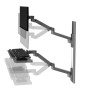Ergotron LX Series 45-696-293 Supporti a parete per TV 86,4 cm (34") Grigio scuro