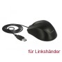 DeLOCK 12548 mouse Ufficio Mancino USB tipo A Ottico 2400 DPI (50006943)