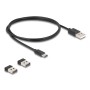 DeLOCK Scanner di codici a barre anulare 1D e 2D con 2,4 GHz o Bluetooth (2 pezzi) + base di ricarica (90610)