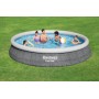 Bestway Fast Set 57313 piscina fuori terra Piscina con bordi Piscina rotonda 9677 L Grigio (57313)