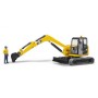 BRUDER Cat Mini Excavator with worker (2466) (02466)