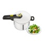 Tefal P2530738 pentola a pressione per piano cottura 6 L Nero, Acciaio inossidabile (P2530738)