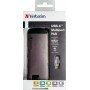 Verbatim 49142 hub di interfaccia USB 3.2 Gen 1 (3.1 Gen 1) Type-C 1000 Mbit/s Nero, Argento (49142)