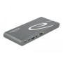 DeLOCK 87772 replicatore di porte e docking station per notebook Cablato Thunderbolt 3 Grigio (87772)