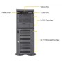 Supermicro SuperWorkstation 7049A-T Intel® C621 LGA 3647 (Socket P) Armadio (4U) Nero (SYS-7049A-T)